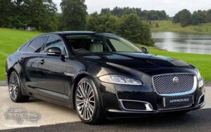 TV Film Movie Action Vehicle Scotland UK Cars Jaguar XJL Front OS 2