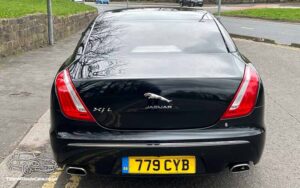TV Film Movie Action Vehicle Scotland UK Cars Jaguar XJL Rear