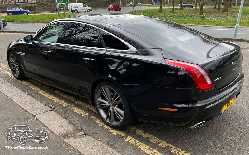 TV Film Movie Action Vehicle Scotland UK Cars Jaguar XJL Rear NS