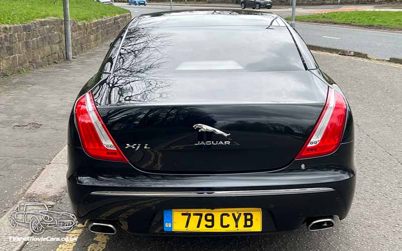 TV Film Movie Action Vehicle Scotland UK Cars Jaguar XJL Rear