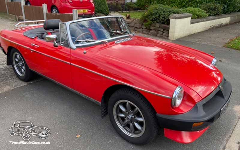 TV Film Movie Action Vehicle Scotland UK Cars MGB Roadster Front OS