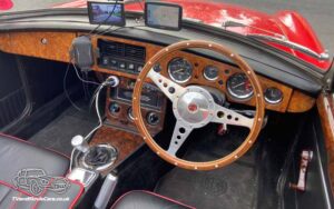 TV Film Movie Action Vehicle Scotland UK Cars MGB Roadster Interior Dashboard
