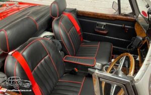 TV Film Movie Action Vehicle Scotland UK Cars MGB Roadster Interior Seats