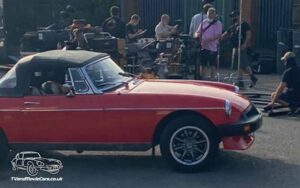 TV Film Movie Action Vehicle Scotland UK Cars MGB Roadster On Location