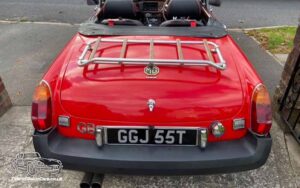 TV Film Movie Action Vehicle Scotland UK Cars MGB Roadster Rear