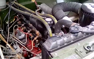 TV Film Movie Action Vehicle Scotland UK Cars Land Rover Series 2a Engine