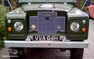 TV Film Movie Action Vehicle Scotland UK Cars Land Rover Series 2a Front CU