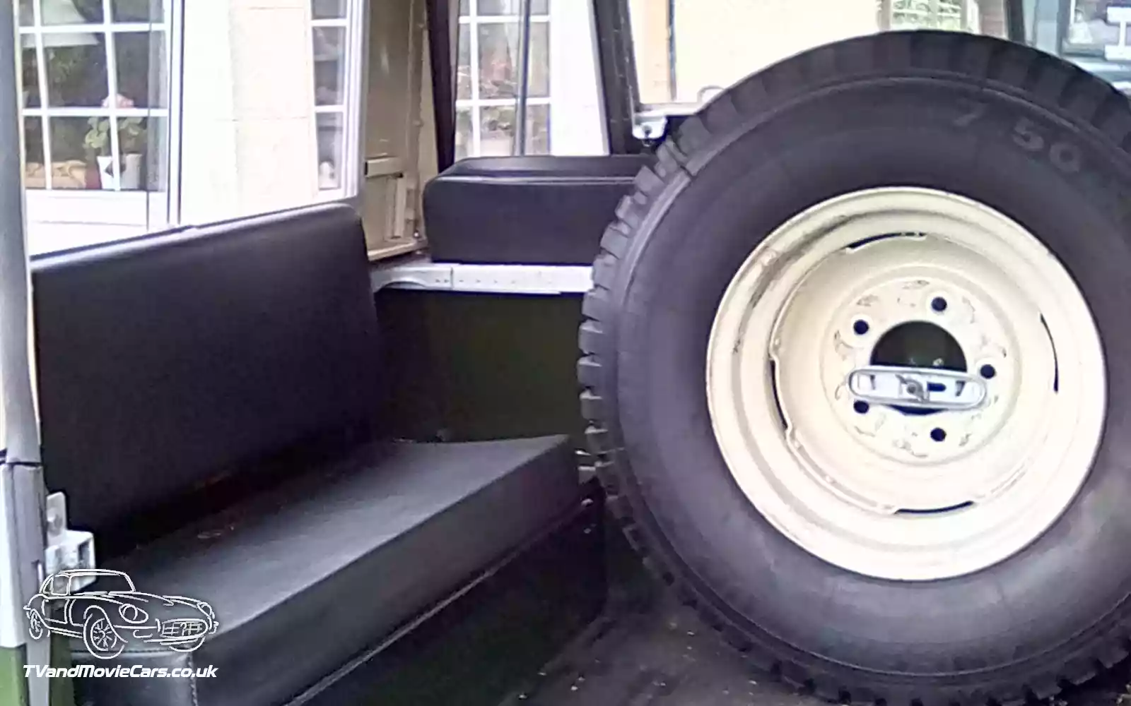 TV Film Movie Action Vehicle Scotland UK Cars Land Rover Series 2a Internal Rear