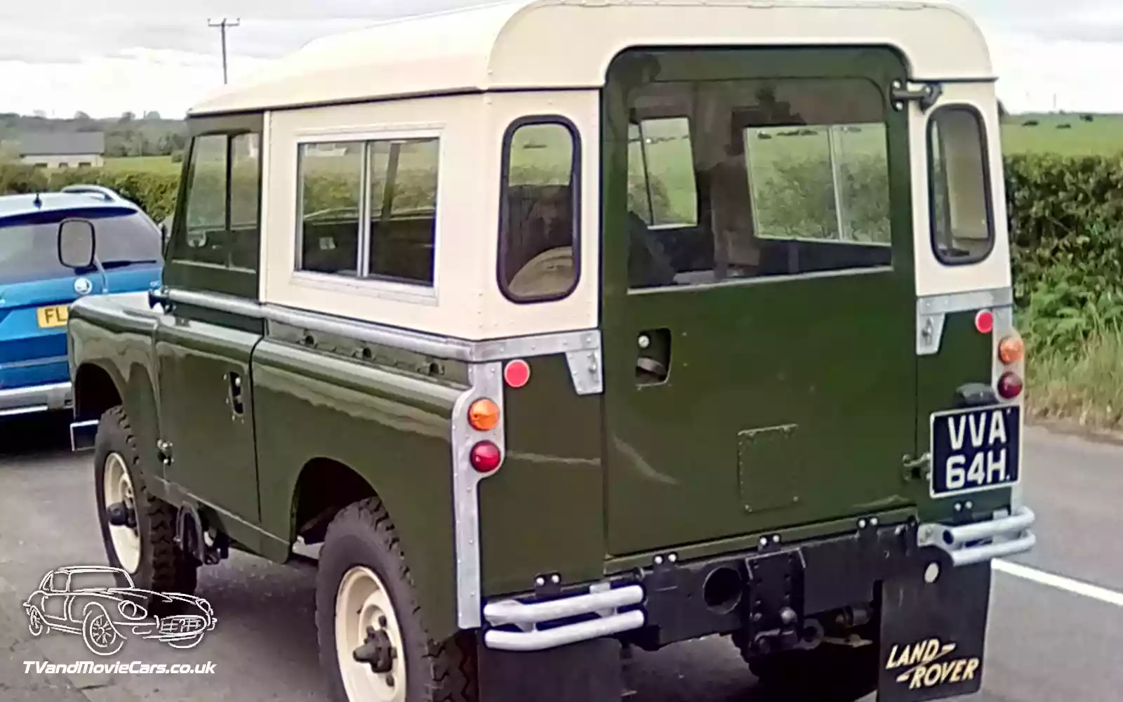 TV Film Movie Action Vehicle Scotland UK Cars Land Rover Series 2a Rear NS