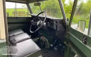 TV Film Movie Action Vehicle Scotland UK Cars LandRover Series 3 Internal Front OS