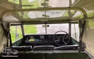 TV Film Movie Action Vehicle Scotland UK Cars LandRover Series 3 Internal View