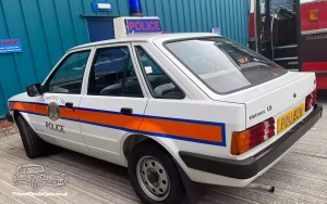TV Film Movie Action Vehicle Scotland UK Cars Ford Escort 1.3 Police Car NS Back