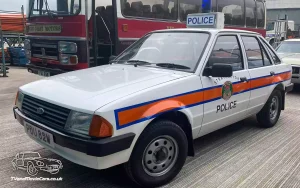 TV Film Movie Action Vehicle Scotland UK Cars Ford Escort 1.3 Police Car NS Front