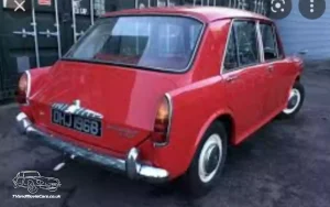 TV Film Movie Action Vehicle Scotland UK Cars Morris 1100 Rear OS
