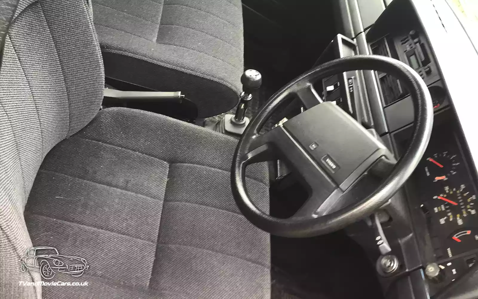 TV Film Movie Action Vehicle Scotland UK Cars Volvo 240GL Interior Front 1