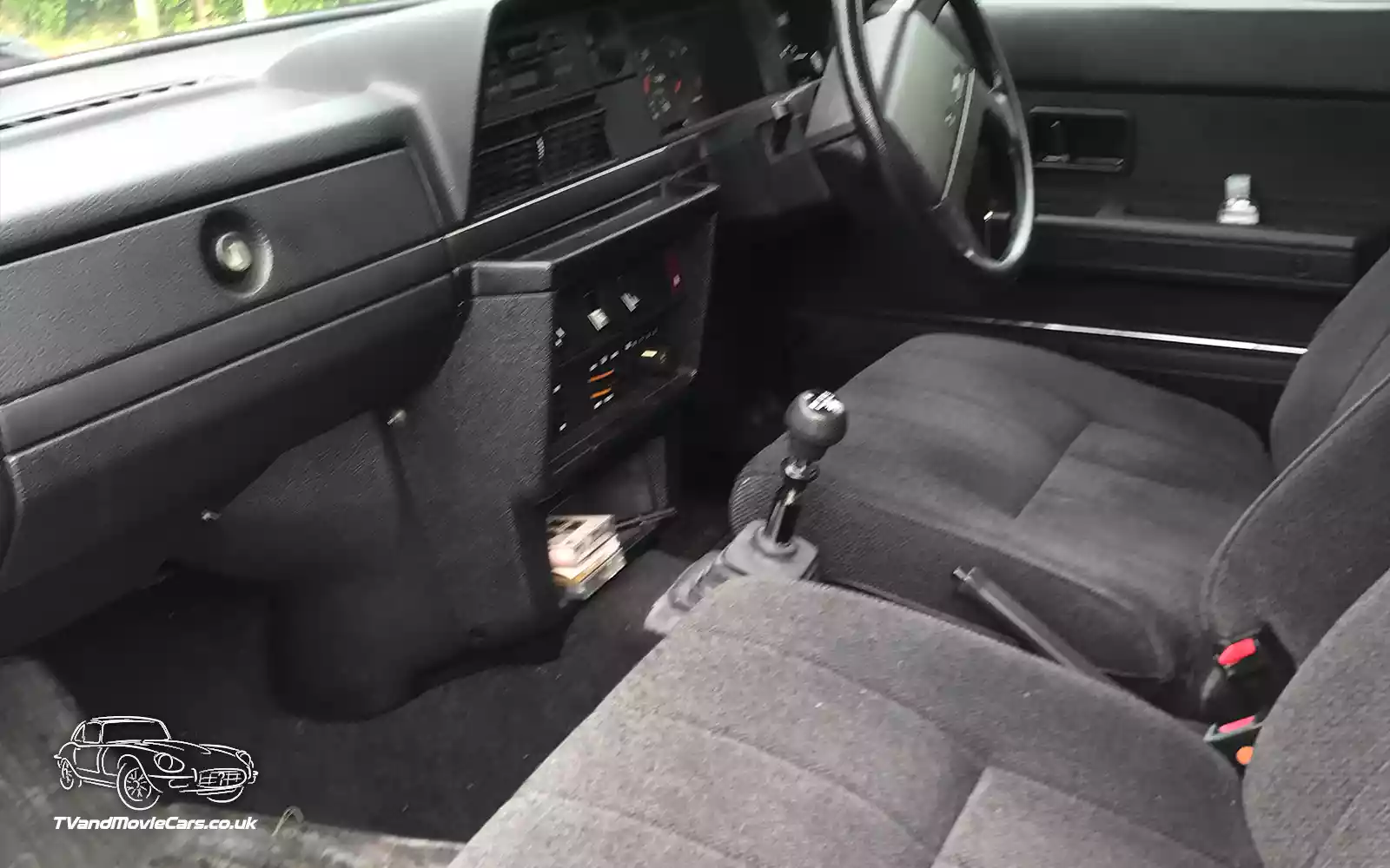 TV Film Movie Action Vehicle Scotland UK Cars Volvo 240GL Interior Front 2