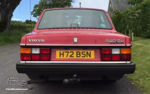TV Film Movie Action Vehicle Scotland UK Cars Volvo 240GL Rear