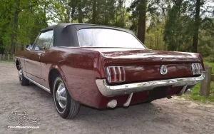 TV Film Movie Action Vehicle Scotland USA Cars Mustang Convertible 1965 - Back OS