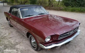 TV Film Movie Action Vehicle Scotland USA Cars Mustang Convertible 1965 - Front NS