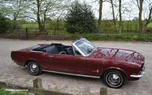 TV Film Movie Action Vehicle Scotland USA Cars Mustang Convertible 1965 - NS Hood Down