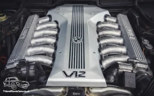TV Film Movie Action Vehicle Scotland German Cars BMW 7 Series E38 750IL 1997 Engine 2