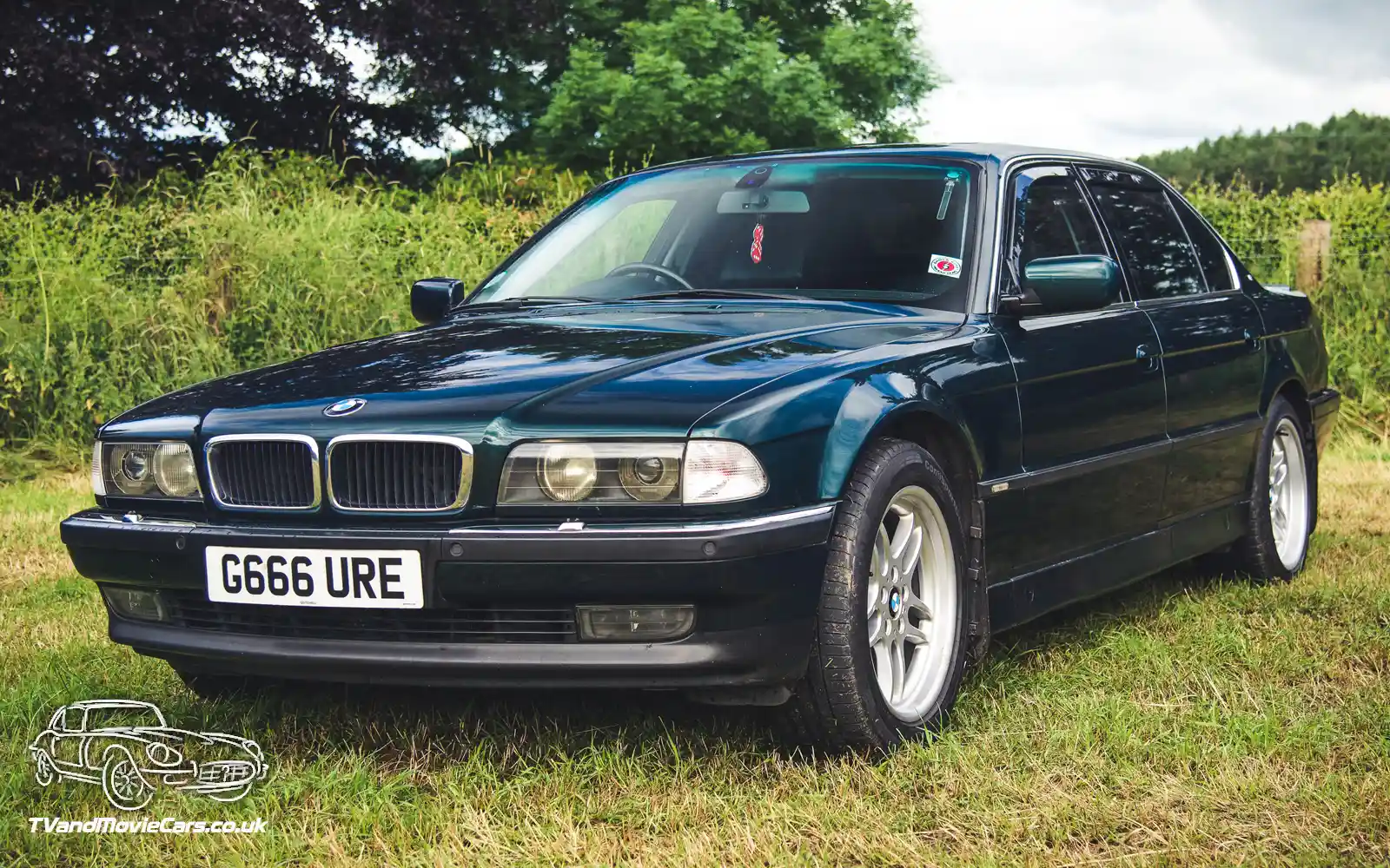 TV Film Movie Action Vehicle Scotland German Cars BMW 7 Series E38 750IL 1997 Front NS