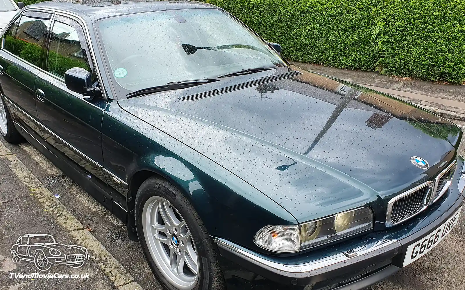TV Film Movie Action Vehicle Scotland German Cars BMW 7 Series E38 750IL 1997 Front OS