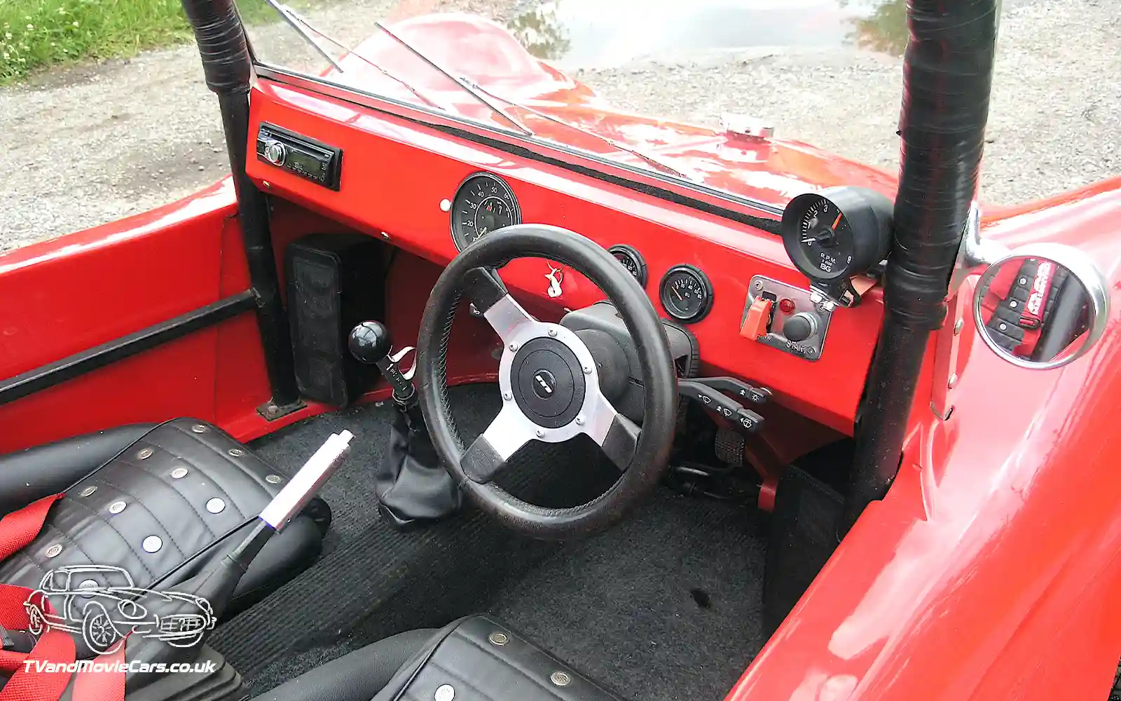 TV Film Movie Action Vehicle Scotland German Cars Volkswagen VW Beach Buggy 1970 Interior 1