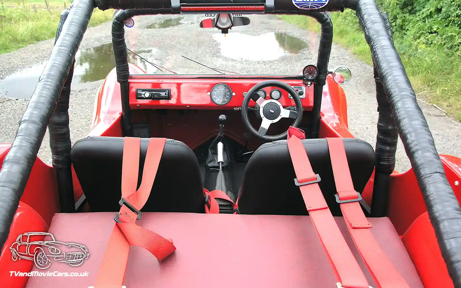 TV Film Movie Action Vehicle Scotland German Cars Volkswagen VW Beach Buggy 1970 Interior 2