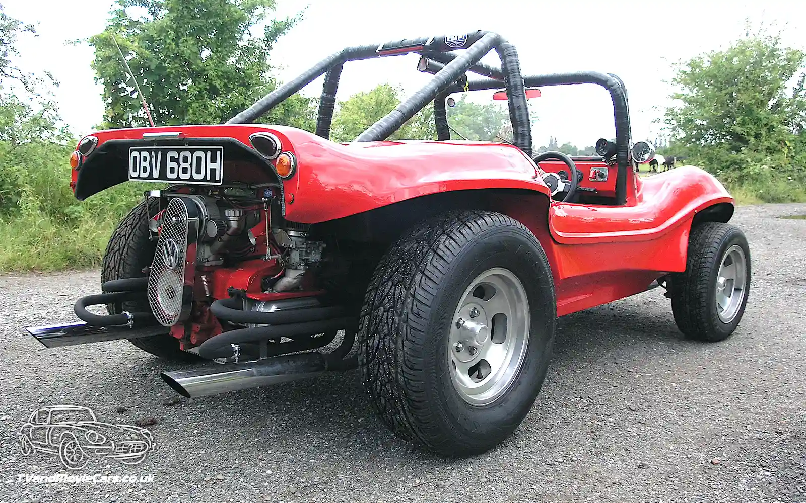 TV Film Movie Action Vehicle Scotland German Cars Volkswagen VW Beach Buggy 1970 Rear OS 2