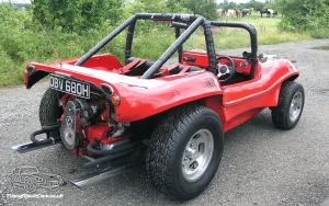 TV Film Movie Action Vehicle Scotland German Cars Volkswagen VW Beach Buggy 1970 Rear OS