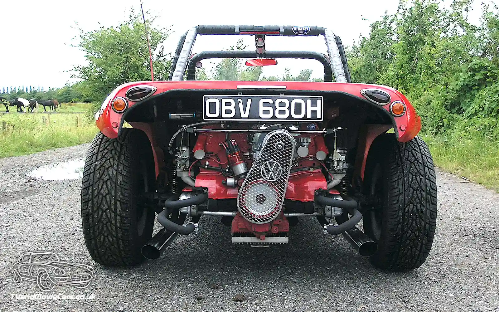 TV Film Movie Action Vehicle Scotland German Cars Volkswagen VW Beach Buggy 1970 Rear