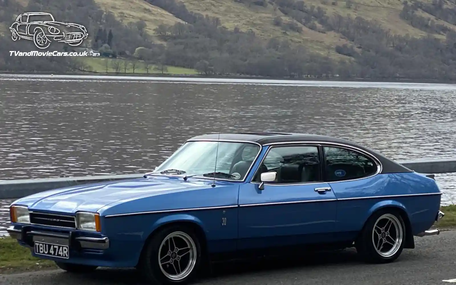 TV Film Movie Action Vehicle Scotland UK Cars Ford Capri MkII 3.0 Ghia NS Front
