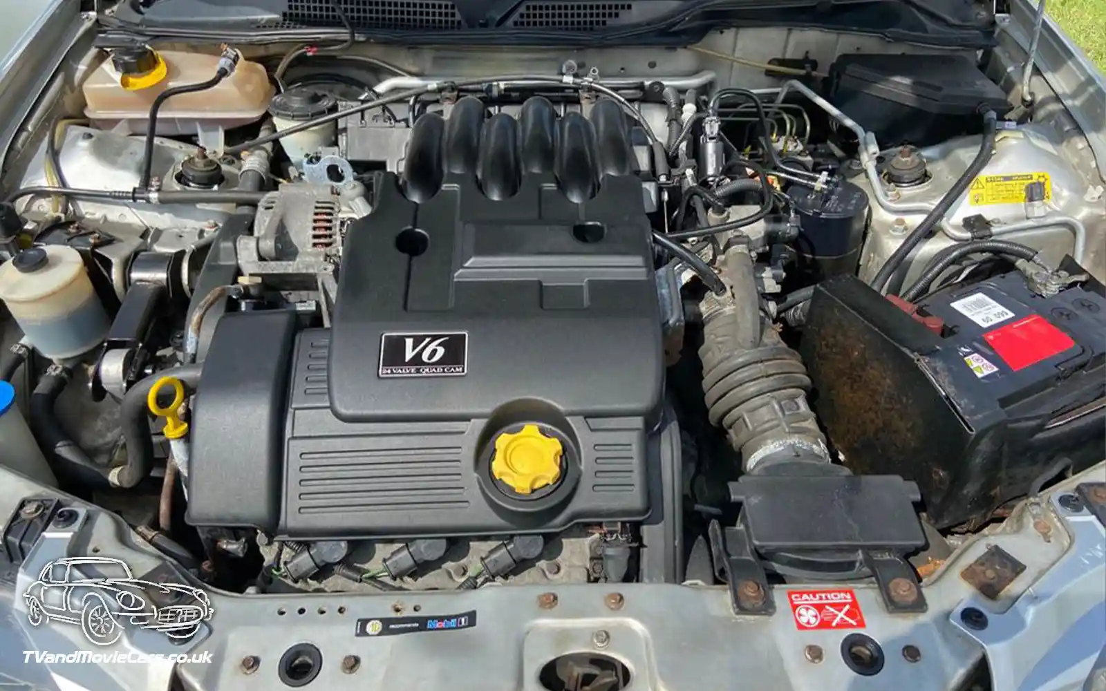 TV Film Movie Action Vehicle Scotland UK Cars MG ZS180 2004 Engine