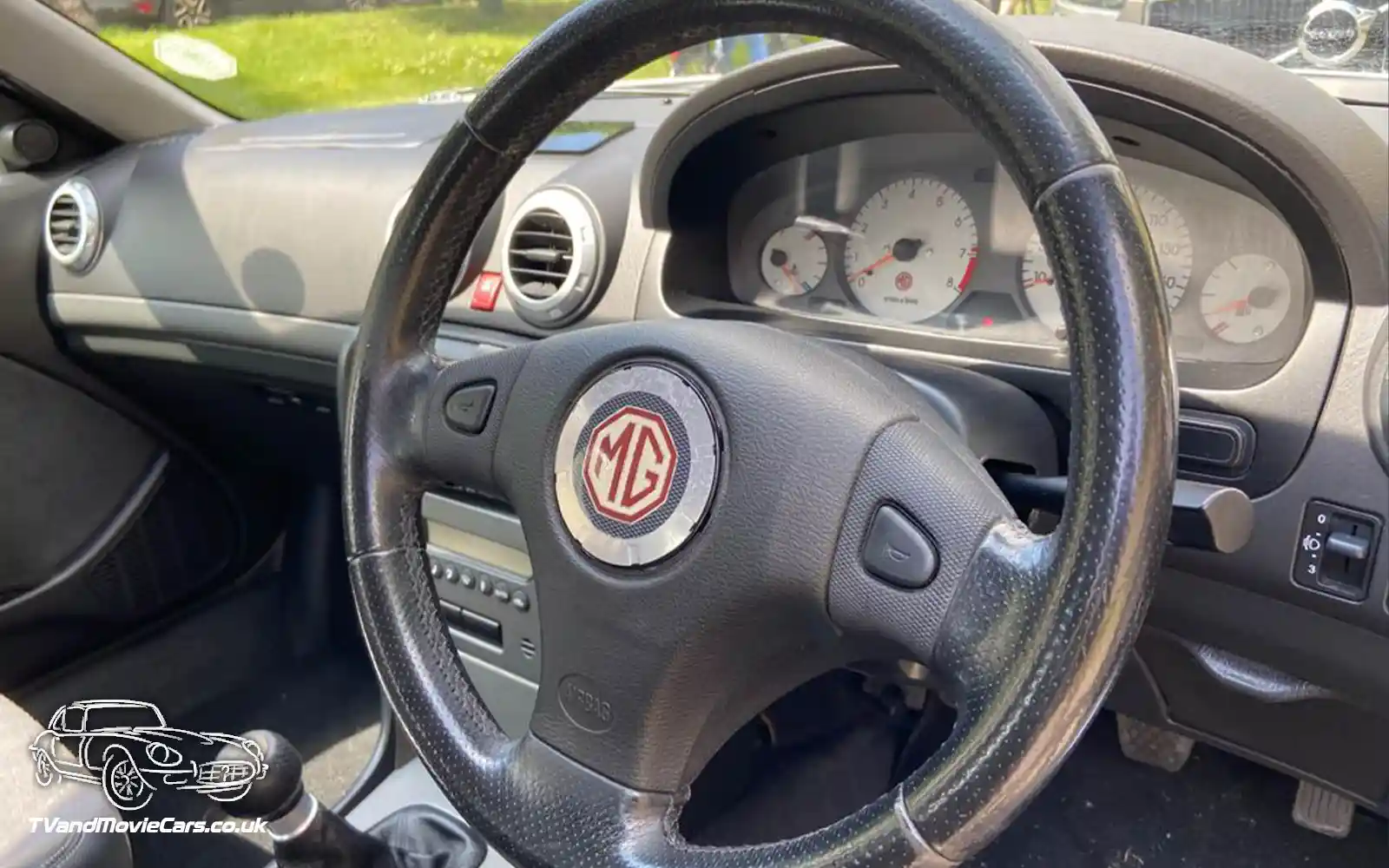 TV Film Movie Action Vehicle Scotland UK Cars MG ZS180 2004 Interior Dashboard 2