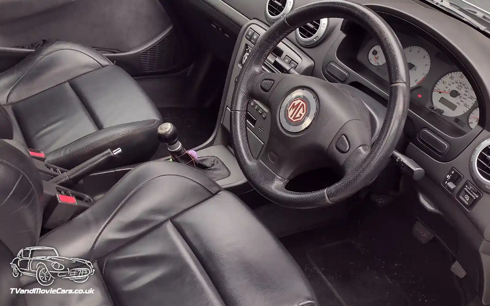 TV Film Movie Action Vehicle Scotland UK Cars MG ZS180 2005 Saloon Dashboard 1