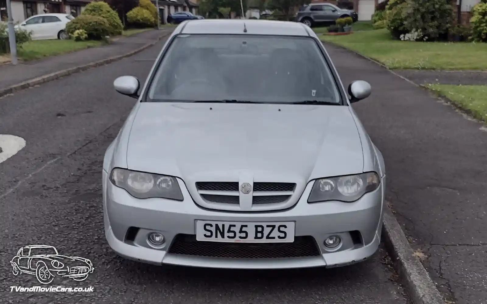 TV Film Movie Action Vehicle Scotland UK Cars MG ZS180 2005 Saloon Front