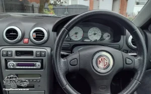 TV Film Movie Action Vehicle Scotland UK Cars MG ZS180 2005 Saloon Interior Dashboard 2