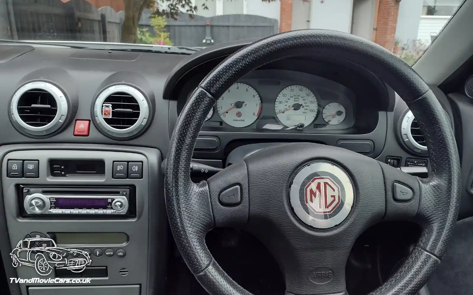 TV Film Movie Action Vehicle Scotland UK Cars MG ZS180 2005 Saloon Interior Dashboard 2