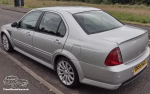 TV Film Movie Action Vehicle Scotland UK Cars MG ZS180 2005 Saloon OS Rear