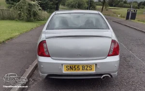 TV Film Movie Action Vehicle Scotland UK Cars MG ZS180 2005 Saloon Rear