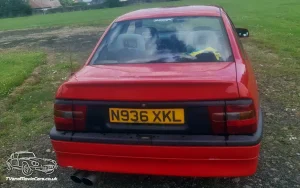 TV Film Movie Action Vehicle Scotland UK Cars Vauxhall Cavalier GLS Back