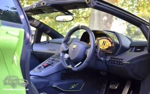 TV Film Movie Action Vehicle Scotland Italian Cars Lamborghini Aventador 2016 Interior Dashboard