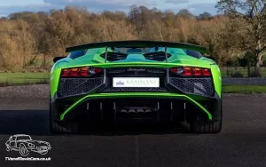 TV Film Movie Action Vehicle Scotland Italian Cars Lamborghini Aventador 2016 Rear 2