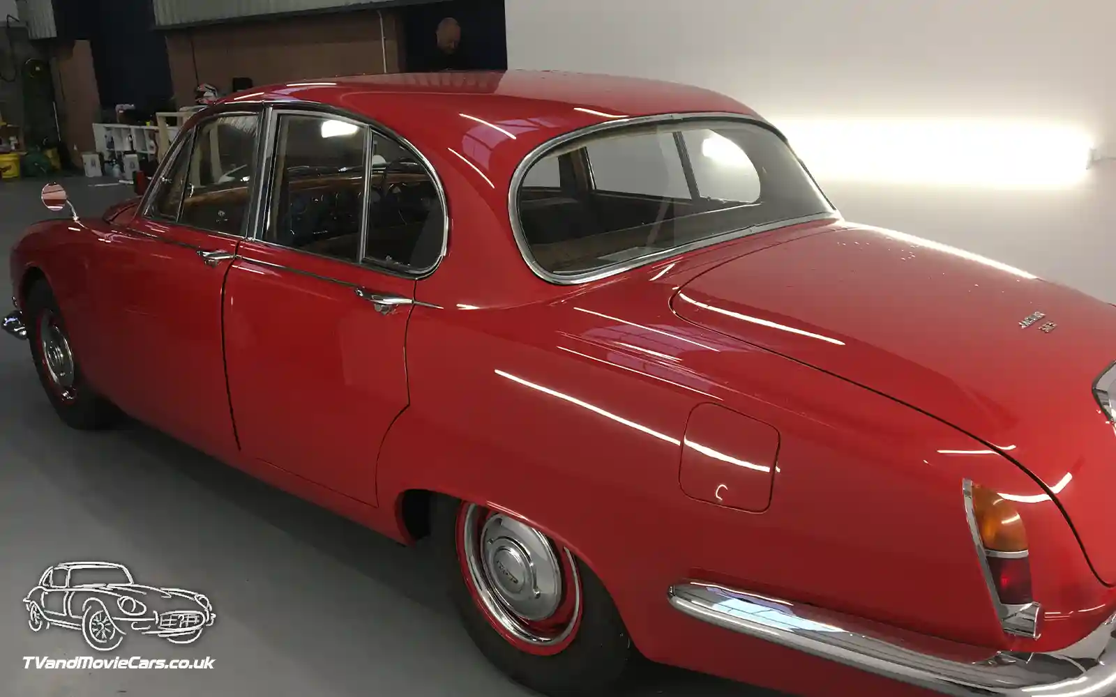 TV Film Movie Action Vehicle Scotland UK Classic Jaguar S Type 1966 Back NS