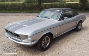 TV Film Movie Action Vehicle Scotland USA American Cars Ford Mustang Coupe 1968 Front OS