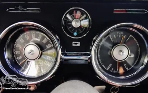 TV Film Movie Action Vehicle Scotland USA American Cars Ford Mustang Coupe 1968 Interior Dashboard Instruments