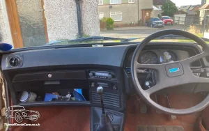 TV Film Movie Action Vehicle Scotland UK Cars Morris Ital 1.3 L (1981) Interior Dashboard