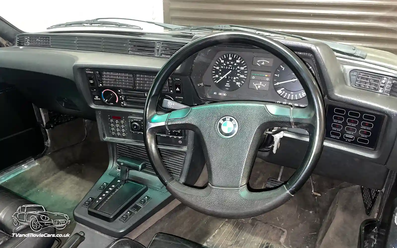 TV Film Movie Action Vehicle Scotland German Cars BMW 635csi (1983) Interior Dashboard