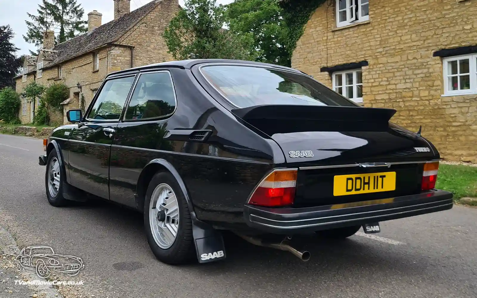TV Film Movie Action Vehicle Scotland Swedish Car Saab 99 Turbo 1978 Rear NS